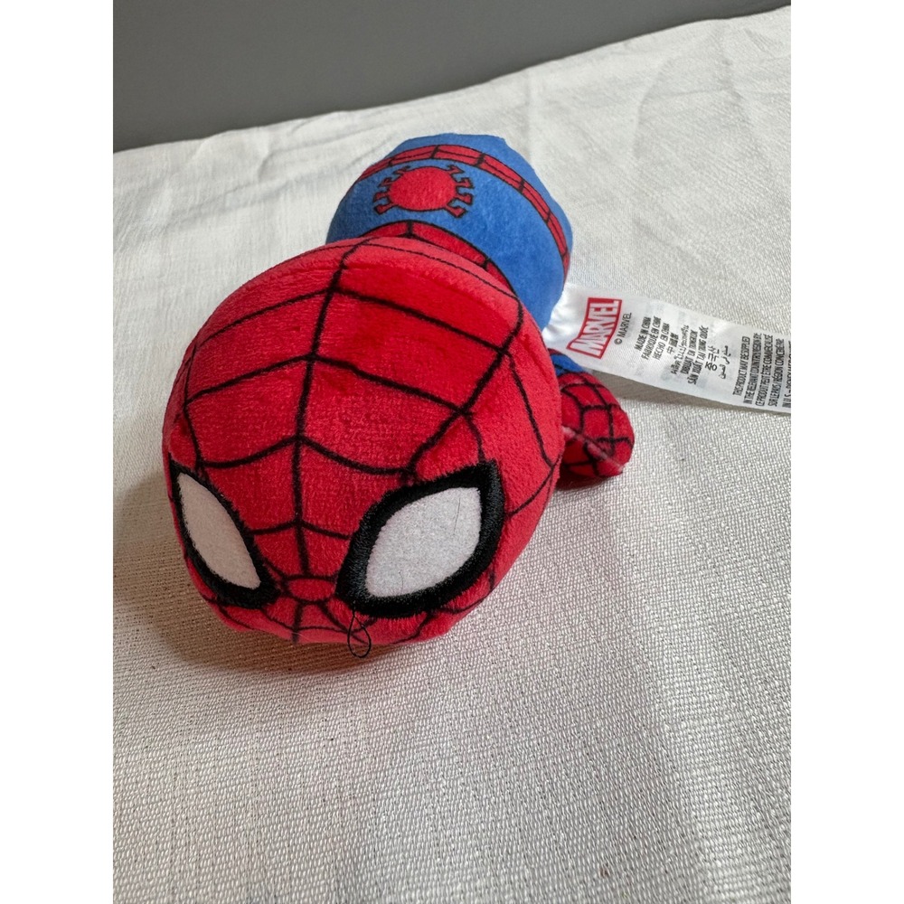 Marvel Spider-Man Mini Plush Toy Red Blue Superhero Stuffed Animal